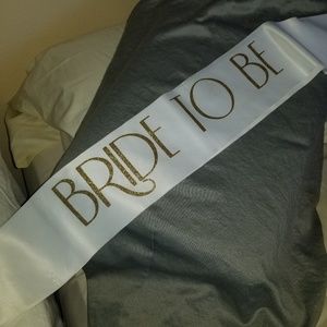 Bride to Be sash